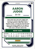 2026 Aaron Judge Donruss Optic RED 64/99 #99 New York Yankees