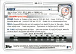 2020 Trevor Hauver Bowman Draft BLUE BORDER 075/150 #BD-113 New York Yankees