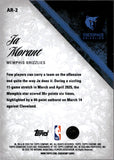 2025-26 Ja Morant Topps Signature Class ARISTOCRATS Memphis Grizzlies #AR-2
