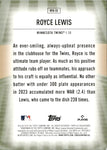 2024 Royce Lewis Topps Update Series HOME FIELD ADVANTAGE #HFA-33 Minnesota Twins
