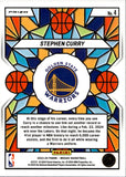 2023-24 Stephen Curry Panini Mosaic STAINED GLASS SP #4 Golden State Warriors