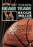 1992-93 Reggie Miller Topps Stadium Club MEMBERS ONLY BEAM TEAM #7 Indiana Pacers HOF