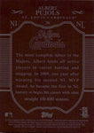 2009 Albert Pujols Topps Sterling FRAMED BURGUNDY 07/10 #36 St. Louis Cardinals