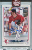 2023 Shane Bieber Topps Archives Signature Series AUTO 74/99 AUTOGRAPH #21 Cleveland Guardians