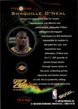 1997-98 Shaquille O'Neal SkyBox Z-FORCE STAR GAZING #10SG Los Angeles Lakers HOF