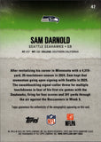 2025 Sam Darnold Topps Signature Class AUTO 071/275 AUTOGRAPH #47 Seattle Seahawks