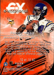 2000 Randy Moss Fleer EX E-XCEPTIONAL RED #10XC Minnesota Vikings HOF