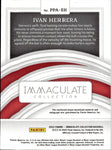 2022 Ivan Herrera Panini Immaculate ROOKIE PATCH AUTO 03/25 AUTOGRAPH RELIC RC #PPA-IH St. Louis Cardinals