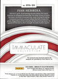 2022 Ivan Herrera Panini Immaculate ROOKIE PATCH AUTO 03/25 AUTOGRAPH RELIC RC #PPA-IH St. Louis Cardinals