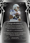 2023 Riley Leonard Leaf Trinity PLATINUM ROOKIE AUTO 02/25 AUTOGRAPH #BA-RL1 Indianapolis Colts