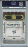 2022 Juan Soto Bowman Sterling SIGNAGE AUTO 90/99 AUTOGRAPH PSA 10 #SSA-JS Washington Naitonals 7805
