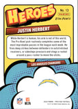 2024 Justin Herbert Panini Prestige XTRA POINTS BLUE HEROES 058/299 #13 Los Angeles Chargers
