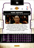 2009-10 Kobe Bryant Panini Classics #90 Los Angeles Lakers HOF