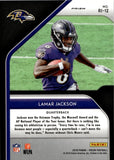 2018 LaMar Jackson Panini Prizm HOLO SILVER ROOKIE INTRODUCTION RC #RI-12 Baltimore Ravens