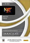2022 Brutus Creed Panini Immaculate WWE ROOKIE SHADOWBOX SIGNATURES AUTO 04/49 AUTOGRAPH #SH-BCR NEXT