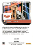 2023 Becky Lynch Panini Chronicles DONRUSS OPTIC BLUE 25/99 #368 Monday Night Raw