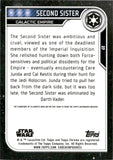 2023 Topps Chrome Star Wars Autograph Elizabeth Grullon as Second Sister #27 AUTO 2