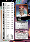 2024 Masyn Winn Topps Cosmic Chrome GREEN SPECKLE ROOKIE 48/75 RC #90 St. Louis Cardinals