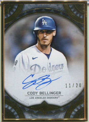 2022 Cody Bellinger Topps Transcendent GOLD FRAMED AUTO 11/20 AUTOGRAPH #TCA-CB Los Angeles Dodgers