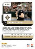 2022 Drew Brees Donruss Optic PURPLE STARS 08/15 #144 New Orleans Saints