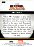2025 Deadpool Topps Chrome GREEN REFRACTOR 93/99 #21 Marvel