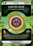 2024 Cameron Brink Panini Prizm WNBA FRACTAL GREEN ROOKIE RC #5 Los Angeles Sparks
