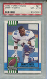 1990 Emmitt Smith Topps Traded ROOKIE RC PSA 8 #27T Dallas Cowboys HOF 1197