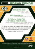 2006 Brett Favre Topps Finest MOMENTS GREEN REFRACTOR 129/199 #BF11 Green Bay Packers HOF