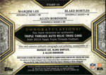 2014 Blake Bortles Allen Robinson Marquise Lee Topps Triple Threads TRIPLE JERSEY AUTO 11/18 AUTOGRAPH RELIC #TTART-13 Jacksonville Jaguars