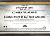 2023 Christopher Morel Topps Museum Collection SIGNATURE SWATCHES DUAL JERSEY AUTO 101/199 AUTOGRAPH RELIC #SWDRA-CM Chicago Cubs