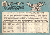 1965 Frank Bonk Topps #592 Pittsburgh Pirates BV $10 2