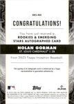 2023 Nolan Gorman Topps Inception ROOKIE BLACK AUTO 02/10 AUTOGRAPH RC #BRES-NGO St. Louis Cardinals