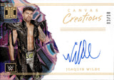2023 Joaquin Wilde Auto Autograph Panini Impeccable WWE Canvas Creations Holo Gold 03/10 #CC-JWL Friday Night Smackdown