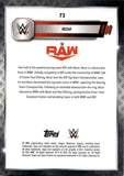 2025 Rezar Topps Chrome WWE GOLD REFRACTOR 26/50 #73 Monday Night Raw