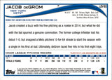 2014 Jacob deGrom Topps Update RED HOT FOIL ROOKIE RC #US-50 New York Mets