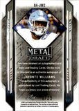 2021 Javonte Williams Leaf Metal Draft ROOKIE BLUE CRACKED ICE AUTO 08/25 AUTOGRAPH #BA-JW2 Denver Broncos
