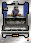 2023 Zay Flowers Panini Prizm BLACK & WHITE CHECKERBOARD ROOKIE RC #307 Baltimore Ravens