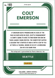 2026 Colt Emerson Donruss Optic HOLO SILVER RATED PROSPECT AUTO AUTOGRAPH #165 Seattle Mariners