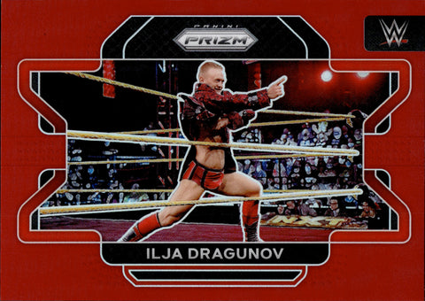 2022 Ilja Dragunov Panini Prizm WWE RED 199/299 #53 NXT