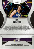 2019-20 Pete Maravich Panini Prizm BLUE ICE 39/99 #17 Utah Jazz HOF