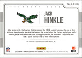 2017 Jack Hinkle Donruss Certified Cuts LEGENDARY CUT AUTO 13/28 AUTOGRAPH #LC-HK Philadelphia Eagles