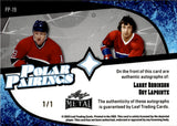 2025 Larry Robinson Guy LaPointe Leaf Metal PURPLE POLAR PAIRINGS DUAL AUTO 1/1 ONE OF ONE AUTOGRAPH #PP-19 Montreal Canadiens HOF