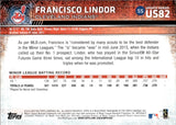 2015 Francisco Lindor Topps Update Series ROOKIE RC #US82 Cleveland Indians 2