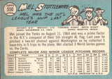 1965 Mel Stottlemyre Topps #550 New York Yankees BV $50 3