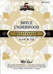2024 Bryce Underwood Wild Card 5 Card Draw Stacked Deck BLUE LASER ROOKIE 1/2 RC #SDPS-BUN Michigan Wolverines