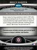 2011 Bryce Harper Bowman Platinum PROSPECTS XFRACTOR #BPP1 Washington Nationals