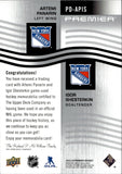 2023-24 Artemi Panarin Igor Shersterkin Upper Deck Premier DUAL JERSEY 69/99 RELIC #PD-APIS New York Rangers