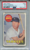 1969 Mickey Mantle Topps LAST NAME IN YELLOW PSA 1.5 #500 New York Yankees HOF 4449