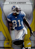 2008 Calvin Johnson Leaf Certified Materials MIRROR GOLD 24/25 #43 Detroit Lions HOF