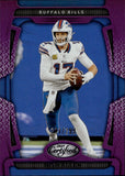 2025 Josh Allen Panin Certified MIRROR PURPLE 211/299 #13 Buffalo Bills